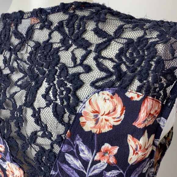 F21 Purple Multi-Floral Print Mini Romper Sz S - Picture 13 of 16